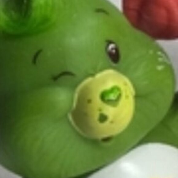 Vintage Posable Care Bear: Good Luck Bear - Picture 2 of 13